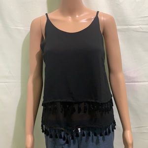 Molly Bracken TankTop with Layered Tassels